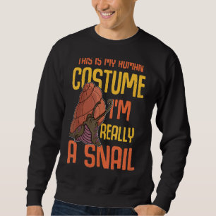 Sweatshirt Escargots Mollusk Propriétaire du jardin Biologist