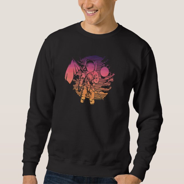 Sweatshirt Espace Astronaute marche dans l'espace Les astrona (Devant)