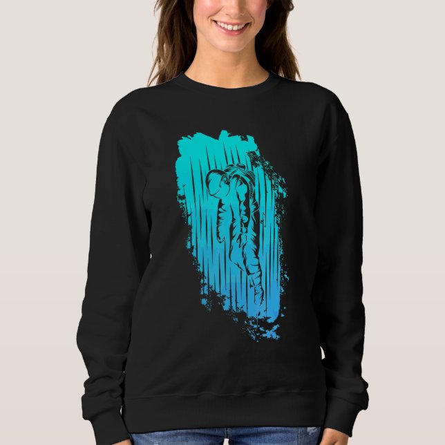 Sweatshirt Espace Astronaute marche dans l'espace Les astrona (Devant)