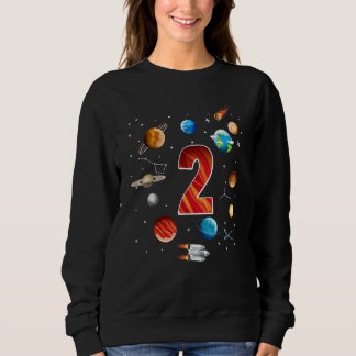 Sweatshirt Espace extra-atmosphérique 2 ans 2e anniversaire g
