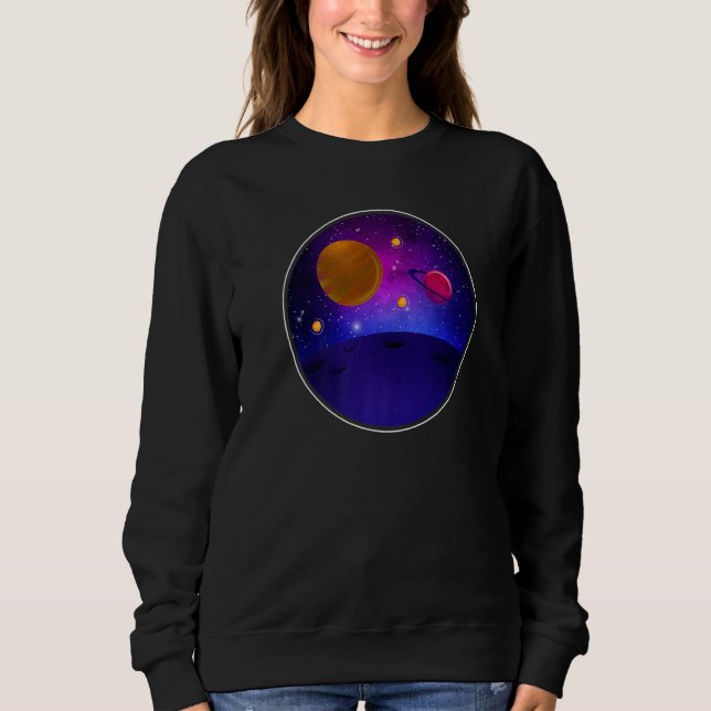 Sweatshirt Espace spatial Espace spatial de l'astronaute Espa (Devant)