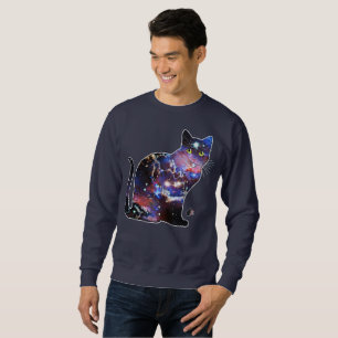 Sweatshirt Espace Zodiaque En T-shirt Chat