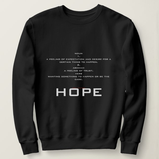Sweatshirt Espérance définie (Design devant)