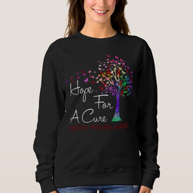 Sweatshirt Espoir D'Un Traitement De Myélome Multiple Myeloma (Devant)