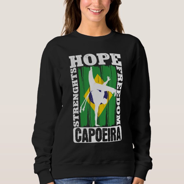 Sweatshirt Espoirs de force martiaux de danse capoeira brésil (Devant)