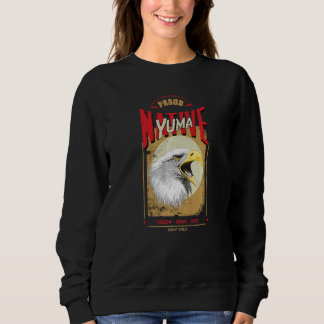 Sweatshirt Esprit d'aigle amérindien Yuma Vintage Honneur