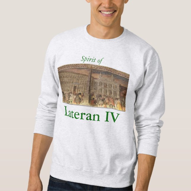 Sweatshirt Esprit de chemise de Lateran IV (Devant)