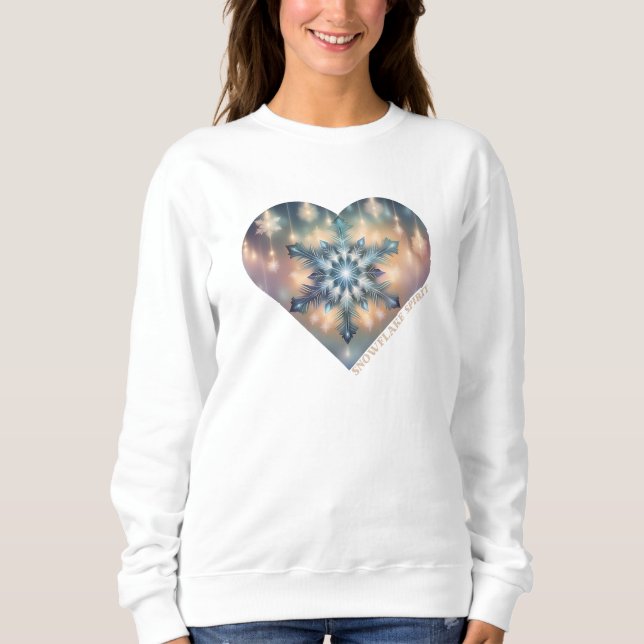 Sweatshirt Esprit de flocon de neige (Devant)