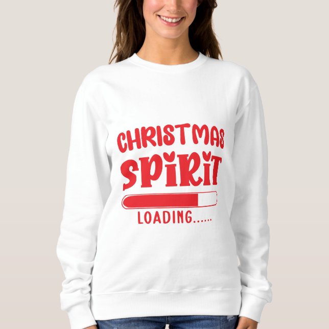 Sweatshirt Esprit de Noël (Devant)