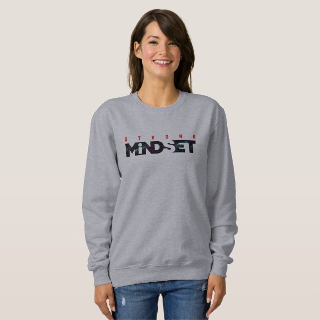 Sweatshirt Esprit Fort | Sweat-shirt pour femmes (Devant entier)