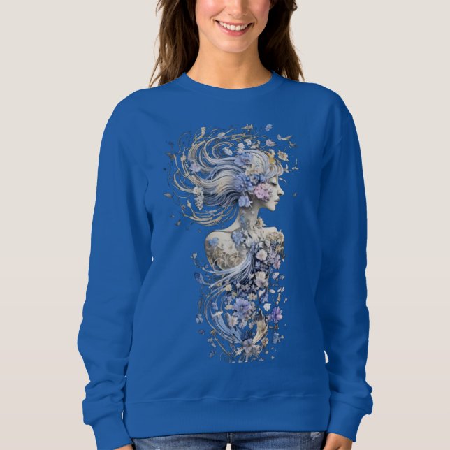 Sweatshirt Esprit sauvage - La Femme enracinée (Devant)