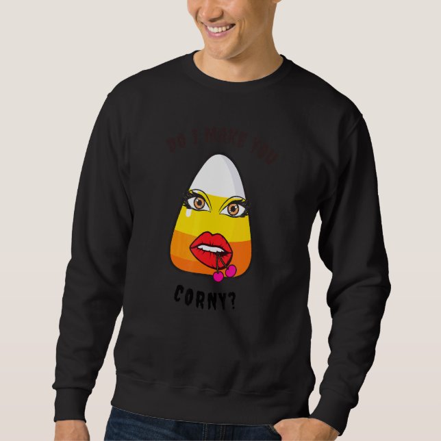 Sweatshirt Est-Ce Que Je Te Rends Corny (Devant)