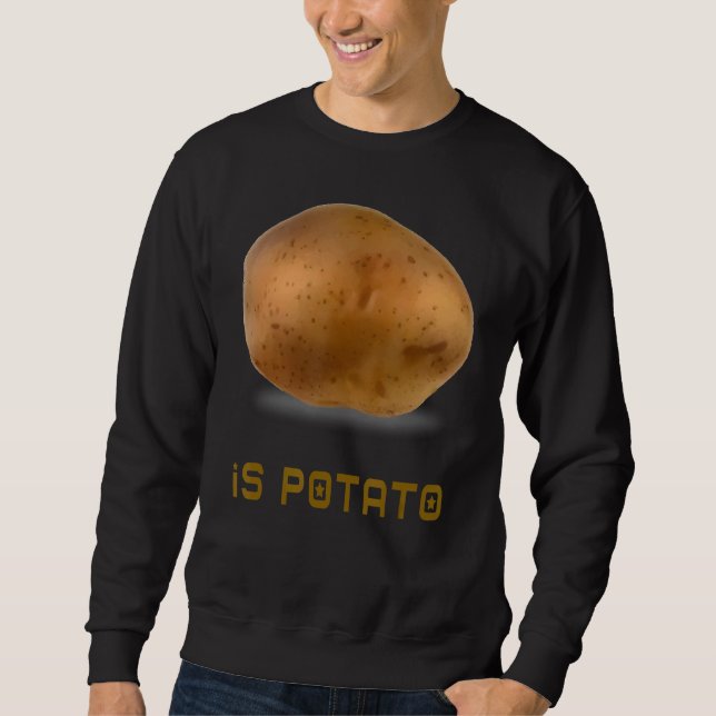 Sweatshirt Est-Ce Que La Pomme De Terre Comme On Le Voit À La (Devant)