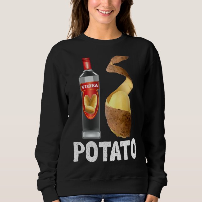 Sweatshirt Est-Ce Que La Pomme De Terre Comme On Le Voit Sur  (Devant)