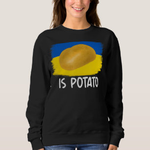 Sweatshirt Est-Ce Que La Pomme De Terre Est Vue Sur La Télévi
