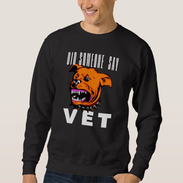 Sweatshirt Est-ce que quelqu'un a dit animal de compagnie cha (Devant)