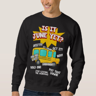 Sweatshirt Est-Il Juin Pourtant Jeunes Élèves Étudiants Condu