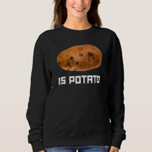 Sweatshirt Est La Pomme De Terre À La Télévision Comme On Le 