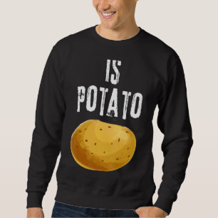 Sweatshirt Est La Pomme De Terre À La Télévision Comme On Le