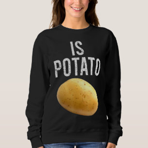 Sweatshirt Est La Pomme De Terre À La Télévision Comme On Le