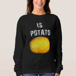 Sweatshirt Est La Pomme De Terre À La Télévision Comme On Le