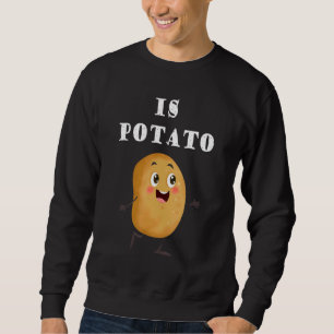 Sweatshirt Est La Pomme De Terre Comme On Le Voit À La Télévi