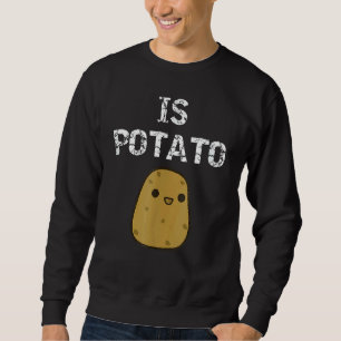 Sweatshirt Est La Pomme De Terre Comme On Le Voit À La Télévi