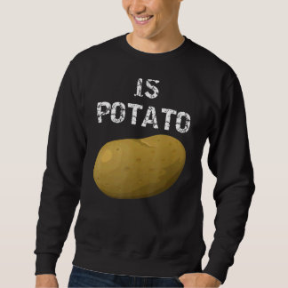 Sweatshirt Est La Pomme De Terre Comme On Le Voit À La Télévi