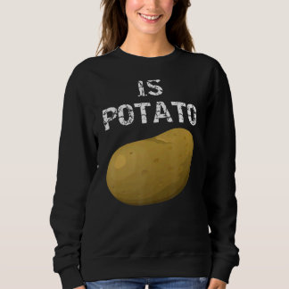 Sweatshirt Est La Pomme De Terre Comme On Le Voit À La Télévi