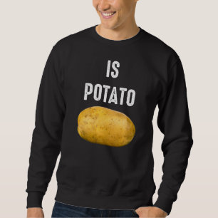Sweatshirt Est La Pomme De Terre Comme On Le Voit À La Télévi