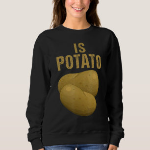 Sweatshirt Est La Pomme De Terre Comme On Le Voit À La Télévi