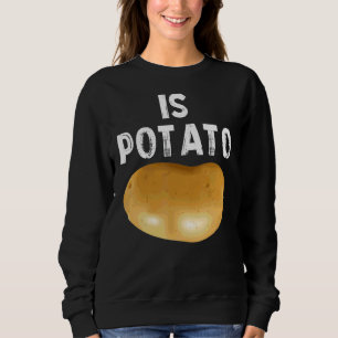 Sweatshirt Est La Pomme De Terre Comme On Le Voit À La Télévi
