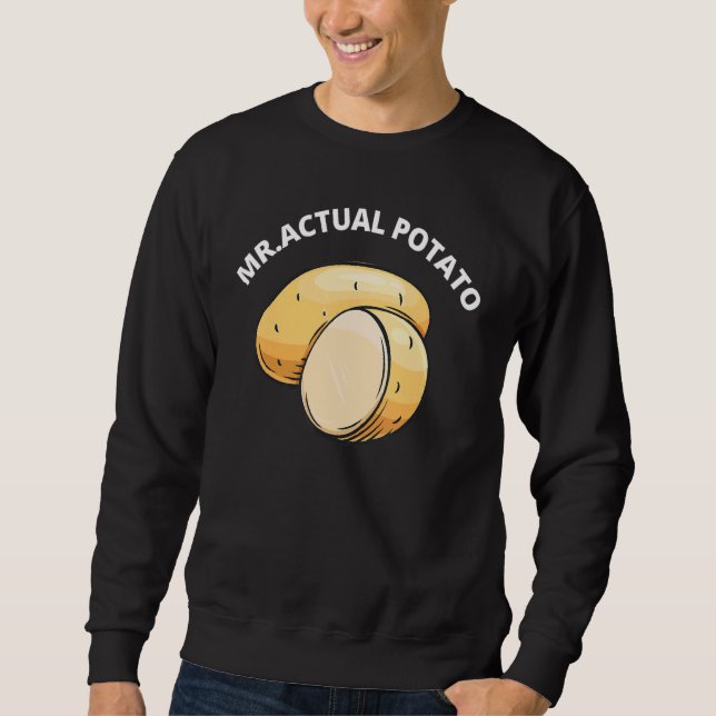 Sweatshirt Est La Pomme De Terre Comme On Le Voit À La Télévi (Devant)