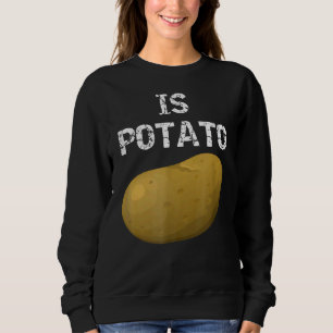 Sweatshirt Est La Pomme De Terre Comme On Le Voit Sur La Télé