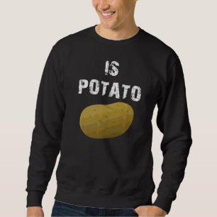 Sweatshirt Est La Pomme De Terre Comme On Le Voit Sur La Télé