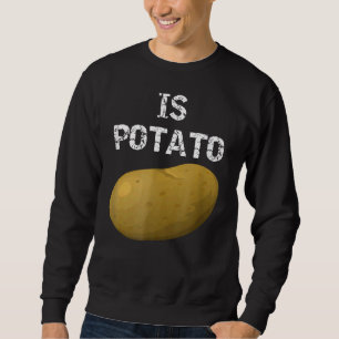 Sweatshirt Est La Pomme De Terre Comme On Le Voit Sur La Télé