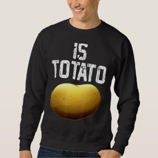 Sweatshirt Est La Pomme De Terre Comme On Le Voit Sur La Télé