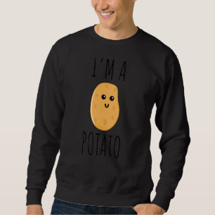 Sweatshirt Est Pomme De Terre Comme Vu À La Télévision De Nui