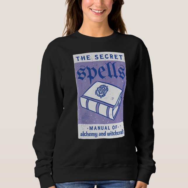 Sweatshirt Esthétique céleste Triple Lune Wicca Tarot de cuis (Devant)