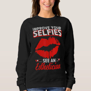 Sweatshirt Esthétique Selfies Lèvres Esthétique Beauticier Co