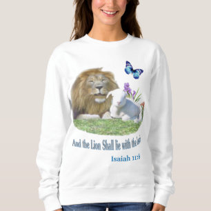 Sweatshirt Et le Lion couchera avec l'Agneau