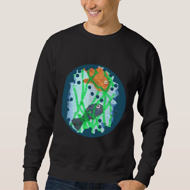 Sweatshirt Et le poisson bleu (Devant)