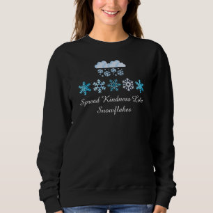 Sweatshirt Étaler la douceur comme la T-shirt des flocons de