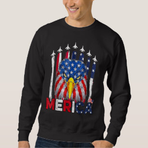 Sweatshirt États-Unis Drapeau américain Patriotique 4 juillet