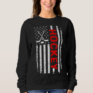 Sweatshirt États-Unis Hockey sur glace États-Unis Pratique Dr