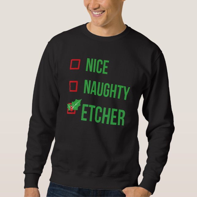 Sweatshirt Etcher Funny Pajama (Devant)