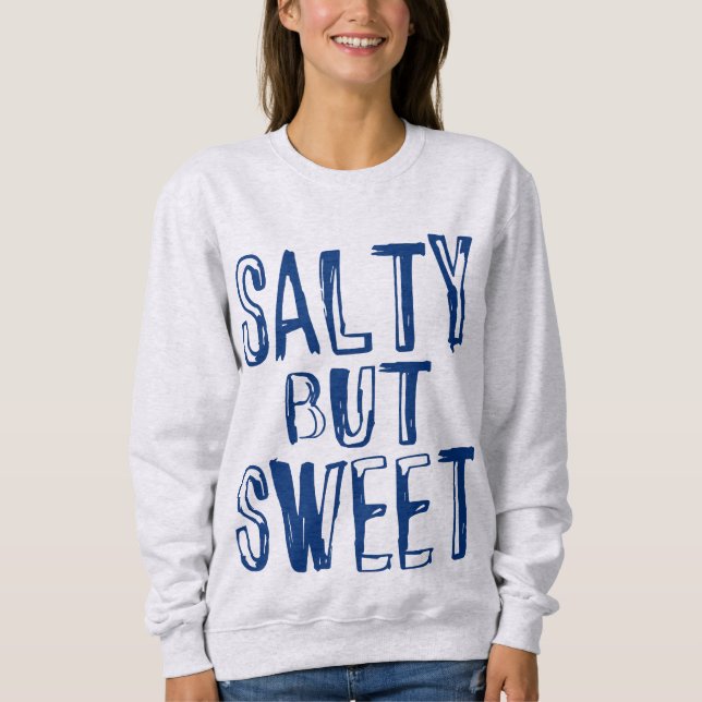 Sweatshirt Été salé mais doux (Devant)