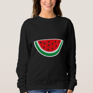 Sweatshirt Eté Tropical Juicy Watermelon Summertime Vegan