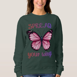 Sweatshirt Étendez vos ailes – Papillon Inspirant