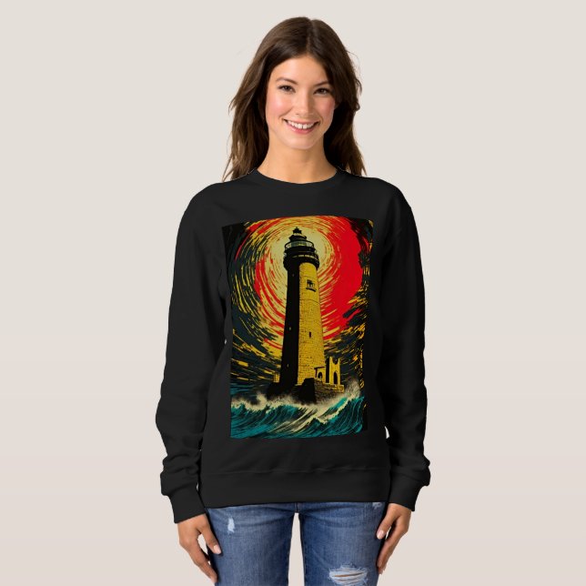 Sweatshirt Eternal Beacons : Phare d'Alexandrie (Devant entier)